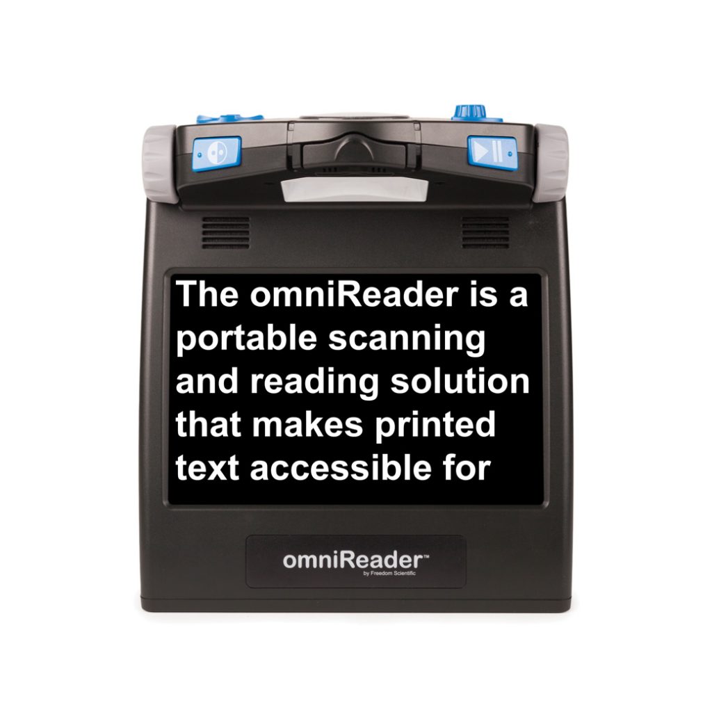omniReader®Taşınabilir anlık Büyütme ve Okuma Makinesi